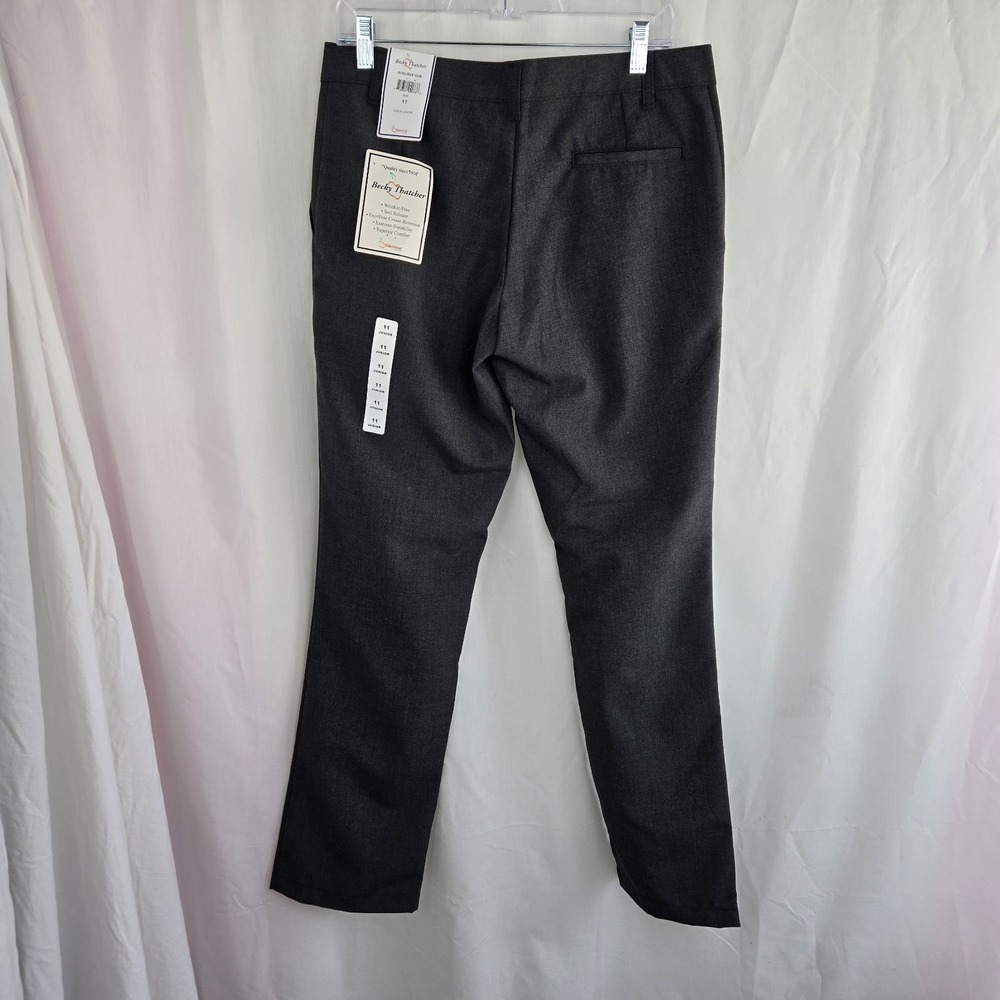 Becky Thatcher Elderwear Girls Junior Size 11 Flat Front Uniform Pants  4142JR05